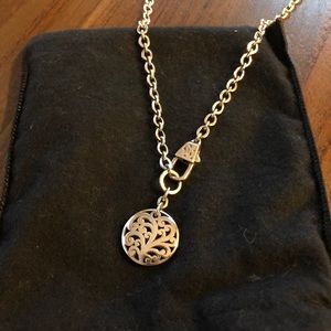 Lois Hill sterling silver pendant necklace